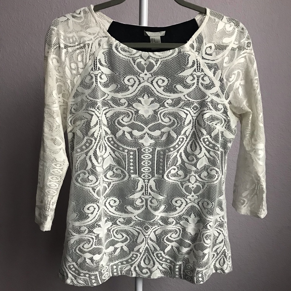 black and white blouse